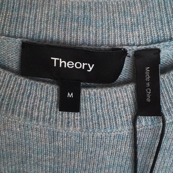Theory Tolleree Blue Willow cashmere - Picture 2 of 5